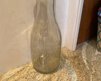 Vintage "Bowman" Baltimore milk bottle