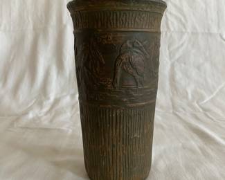 Red Wing pottery vase