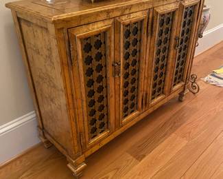 Gilt wood cabinet