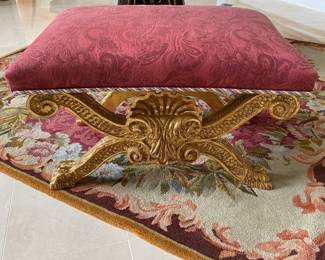 William Kent "ottoman" - gilt finish