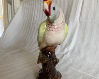 Goebel ceramic parrot