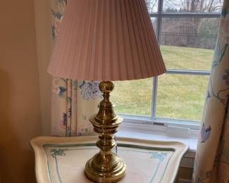 Stiffel brass lamp - one of two