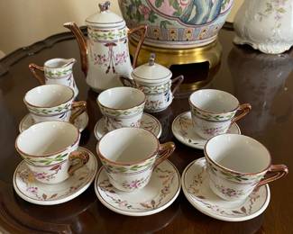 Antique Childs tea set - luster handles