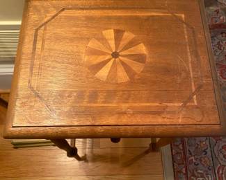Antique inlaid stand