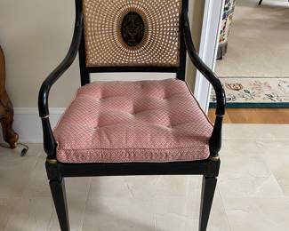 Cane back & seat lacquered chair