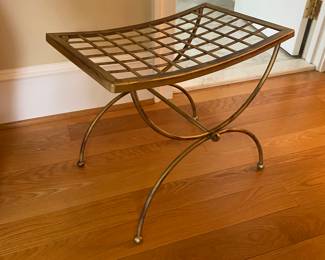 Brass stool