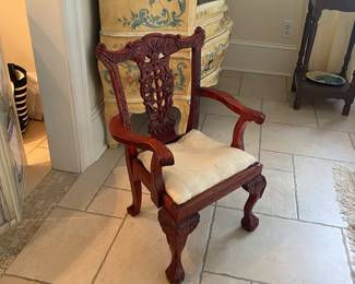 Miniature Chippendale style chair