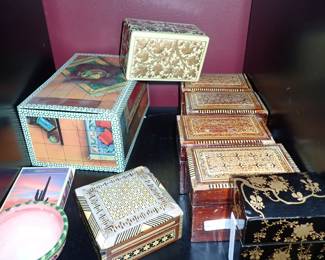 CARVED BOXES
