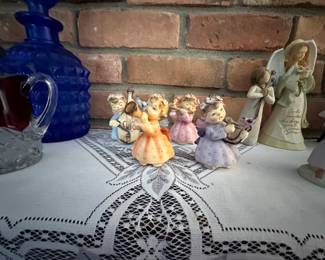 Lefton Angels  #149 w/ instruments & birds