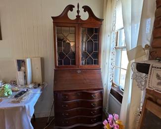 Vintage Mahogany Secretary Desk