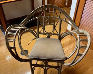Butterfly chair made by McGuire Furniture Company
