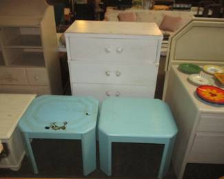 Tables and dresser