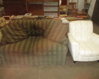 Loveseat and chair 