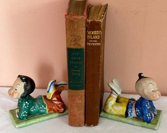 Asian "Children" Bookends!