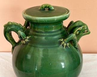 DRAGON Lidded Jar!