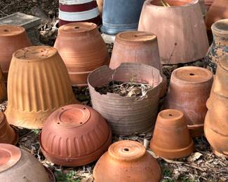Pots, pots, and more pots!