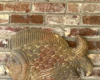 Pottery Fish looks great on the sunporch!