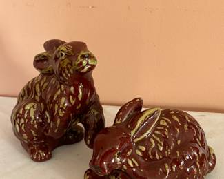 Red bunnies....ready for Easter!