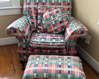 Comfortable!  Great Chair with Stool!