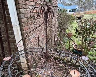 Iron Candelabra for your patio or yard!