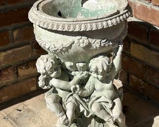 Cherub Concrete Planter!