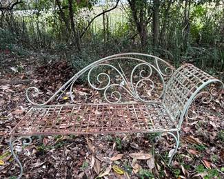 Ornamental Iron "fainting couch"