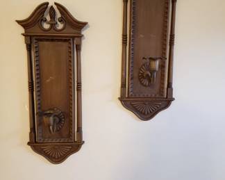 Mid-Century candle wall sconces