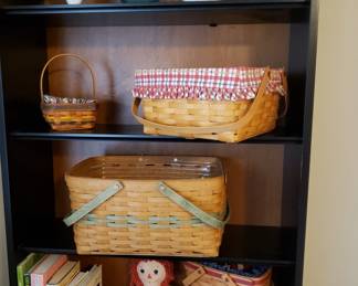 Longaberger Baskets/ Fenton Glass