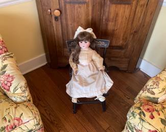 ANTIQUE DOLL.  BUT NEW BODY