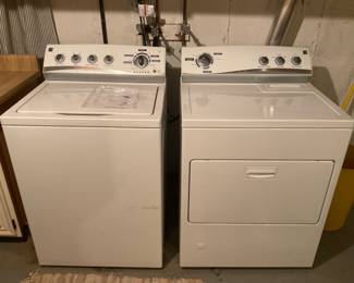 GAS DRYER AND WASHER.  