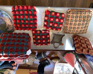 Antique pin cushions 