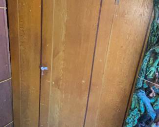 Grain painted cupboard