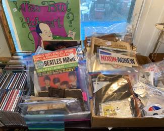 Pins, badges and ephemera 