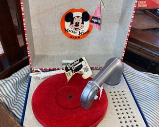 Mickey Mouse  record player