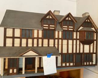 4 sided model Tudor style home