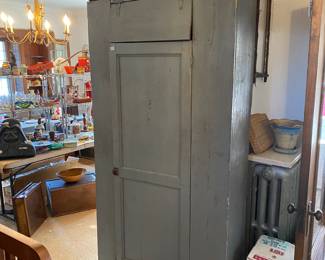 Gray wall cabinet 