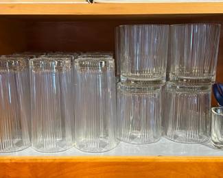 Mikasa lead crystal rocks and water sets