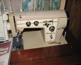 Kenmore sewing machine in a nice cabinet (see nice pic)