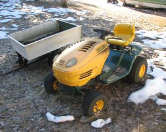 lawn/garden card and a yard man, we have the deck