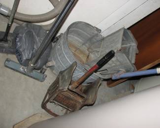 old mop bucket