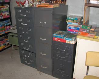 variety of file cabinets