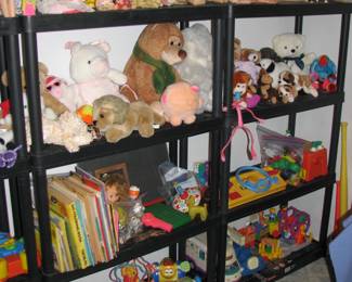 vintage and modern toys