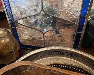 Small piece of stained glass