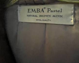 EMBA mink jacket