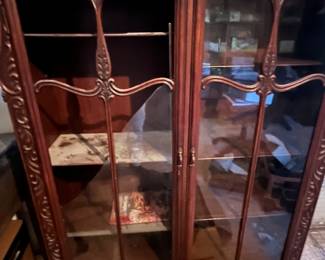 Cabinet with broken glass