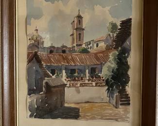 Many pieces of varied art work