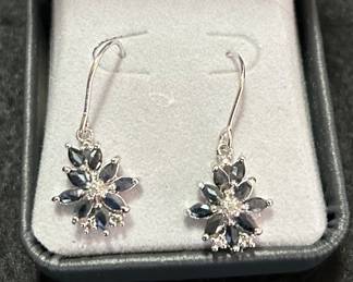 Pair of Sterling earrings