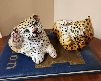 Vintage Italian Spotted Leopard Cubs-1960's