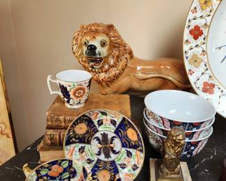Vintage Staffordshire Lion (2 available)