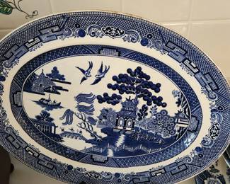 Johnson Brothers Willow Serving Platter and More